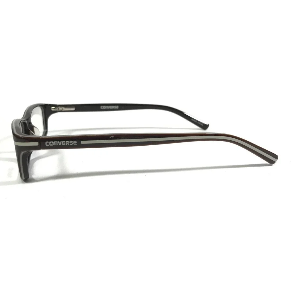 Converse Kids Eyeglasses Frames K004 BROWN Rectangular Full Rim 47-17-130